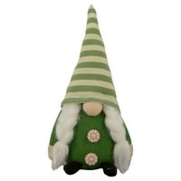 9.25 Zelena prugasta šešir Girl Springtime Gnome