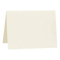 1/2 presavijena razglednica, prirodno bijela, pakiranje od 50 komada