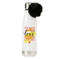 Način da proslavimo učitelj ljubav nadahnjujući bocu vode, fl oz