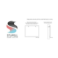 Stupell Industries Silver Ribbon Sažetak horizonta Neutralni ton krajolika slika galerija omotana platno print zidna