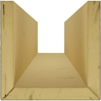 Ekena Millwork 10 W 4 h 8'l 3-strana s pijeskom s pješčanom edurathane fau Wood Strop Grep, premium star