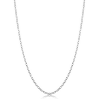 Ogrlica za lance Sterling Silver kabela, 16 ”do 30”, žene, djevojke, unisex