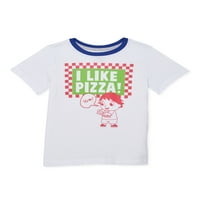 Ryanine svjetske grafičke majice za pizzu i superheroj, 2-pakete, veličine 4-8