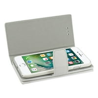 IPhone 7 8 SE pravi kožni futrola s RFID zaštitom kartice u bjelokosti za upotrebu s Apple iPhoneom 7 8 SE 2-Pack