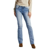 Tvrtka Silver Jeans. Ženske traperice srednje visine, uske do dna, veličine struka 24-36
