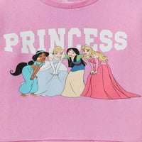 Disney Princess Girls dukserice s dugim rukavima i Jogger set za outfit s dvodijelnim odjelima, veličine 4-16