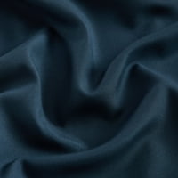 Set posteljine Sharper Image od 9 predmeta tamno plave пуховика Alternative Pintuck Bed-in-a-Bag, veličine Queen