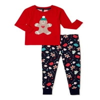 Usklađivanje obiteljske božićne pidžame za djecu s dvodijelnim pidžamom set