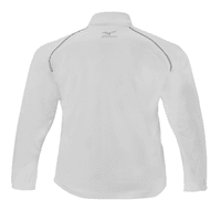 Muški pulover s patentnim zatvaračem, izuzetno velike veličine, bijeli