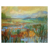 Umjetnička galerija remek -djela U svibnju šareni krajolik Jane Schmidt Canvas Art Print