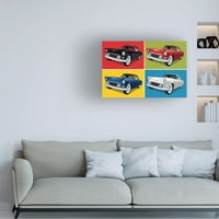 Ron Magnes 'Thunderbird Classic Car' Canvas Art