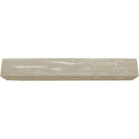 10 W 10 h 12'l 3-strana ručna ručna rešetka Stropna greda za drveni strop, bijelo oprana
