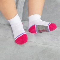 Čarape za hvatanje gležnja za bebe i djevojčice, 18 pakiranja, veličine 6m-5T