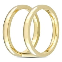 10KT žuto zlato dvospratni otvoreni prsten