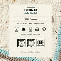 Bernat® dječja pokrivač super glomazna poliesterska pređa, breskva 10,5oz 300g, dvorišta