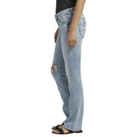 Tvrtka Silver Jeans. Ženske uske traperice u donjem dijelu struka 24-34