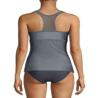 Labavi tehnološki Ženski Tankini kupaći kostim u stilu s patentnim zatvaračem na prednjoj strani