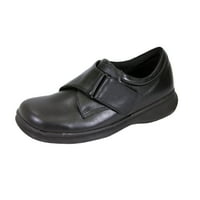 Sat udobnosti adelije široke širine profesionalne glatke cipele crne 9,5