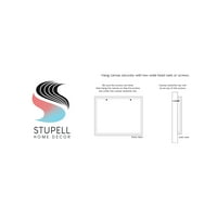 Stupell Industries Egret Leteći valovi prskajući obalna slikarska galerija omotana platna za tisak zidne umjetnosti