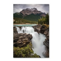 Zaštitni znak likovne umjetnosti Athabasca Falls, ulje na platnu Pierrea Leclerca