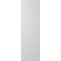 Ekena Millwork 15 W 30 H True Fit Pvc Horizontalna slojeva uokvirena modernim stilom Fiksni nosači, Hailstorm Grey
