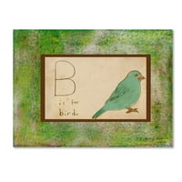Zaštitni znak likovna umjetnost 'B je za ptičju platnu umjetnost Tammy Kushnir