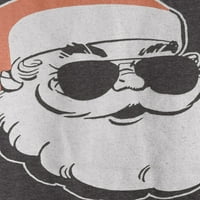 Božićna i velika muška zlatna kopča i nestašna grafička majica s kratkim rukavima, 2-pack