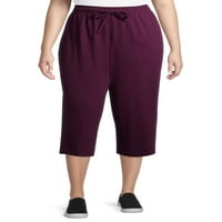 Ženske pletene Capri hlače Plus Size od & $