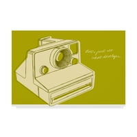 Zaštitni znak likovne umjetnosti 'Lunastrella Instant Camera' platno umjetnost Johna W. Golden
