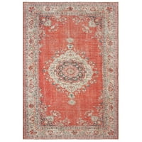 Tradicionalni orijentalni tepih, crveni i sivi, 8 '10'