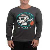 Space Jam Bugs Bunny Team Player Mens Graphic Dugi rukavi majice
