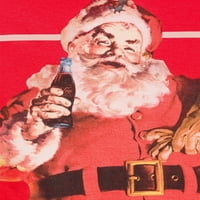 Coca Cola Santa Božićni blagdanski blagdanski i grafička majica s velikim muškarcima