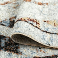 Moderni tepih, hrđa u dnevnoj sobi lako se čisti