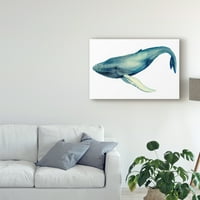 Zaštitni znak likovna umjetnost 'The Whales Song I' Canvas Art by Grace Popp