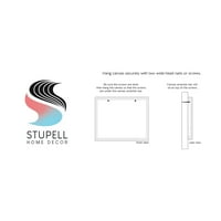 Stupell Industries Tajanstvena staja sova zaviruje iz tame slika slika slikanje zamotana platna za tisak zidne umjetnosti,