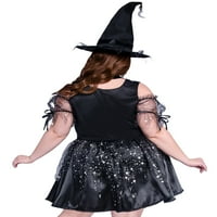 Wonderland Women's Fancs-Dress Halloween Celestial Witch kostim za odrasle, 1x