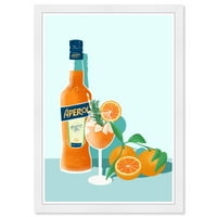 Wynwood Studio ispisuje listića pića i alkoholna pića alkoholna pića zidna umjetnost platna plava 13x19