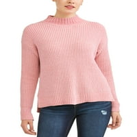 Time i Tru ženski podrugljivi džemper od chenille