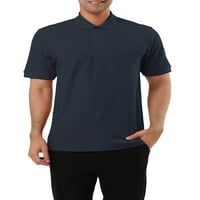 Jedinstvene ponude muške ljetne kratke rukave solidne boje golf polo majice
