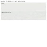 Zbirka prilagođenih refleksija, 2 Bežični bledani sjenila, bijela, 54 Širina 48 Duljina