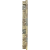 Ekena Millwork 3 W 3 D 48 H Univerzalni unutarnji kut za Stonewall fau kamen sporedne ploče, Colfax
