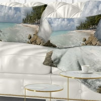 Dizajn 12 20 Bijeli jastuk za bacanje poliestera