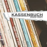 Kassenbuch -: Vinil Schallplatten Motiv für Händler und Musiker I undetiert I Seiten I Din a I für Jedes Kalenderjahr
