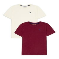 S. Polo Assn. Dječaci majica s kratkim rukavima, majice, 2-pack, veličine 4-18