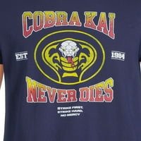 Kobra kai muški grafički tisak majice