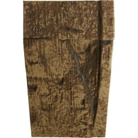 Ekena Millwork 4 H 6 D 48 W Hand Heuth Fau Wood Kamin Mantel Kit W Ashford Corbels, prirodni zlatni hrast