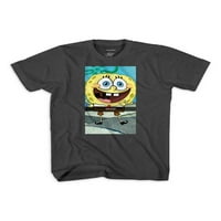SpongeBob Boys Mood Patty Neon Grafička majica s kratkim rukavima, 2-pack, veličine 4-18