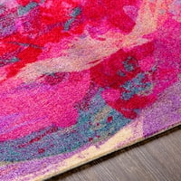 Umjetnički tkalci Valetta Pink 5 '7'6 Moderno apstraktno područje prostirka