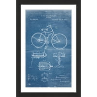 Okvirni crtež bicikla za zidnu umjetnost u