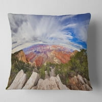 Dizajn Eye gleda Grand Canyon - Jastuk za bacanje s tiskanom pejzažom - 16x16